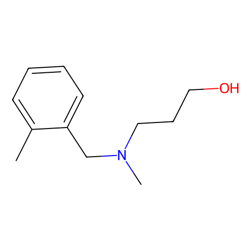 3-{Methyl[(2-methylphenyl)methyl]amino}propan-1-OL structure