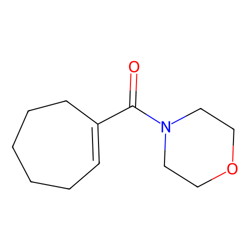 Cyclohepten-1-yl(morpholin-4-yl)methanone structure