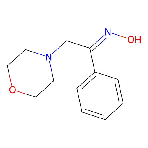 1-(Hydroxyimino)-2-morpholin-4-yl-1-phenylethane structure