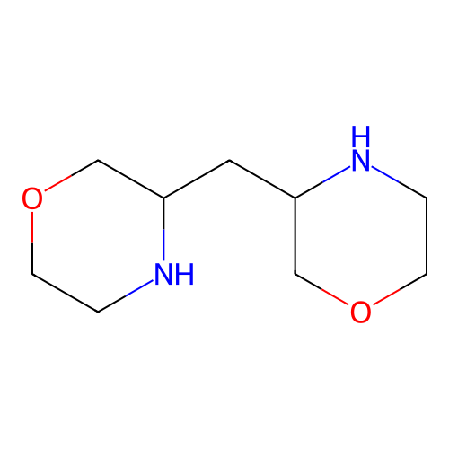 3,3'-Methanediyldimorpholine structure