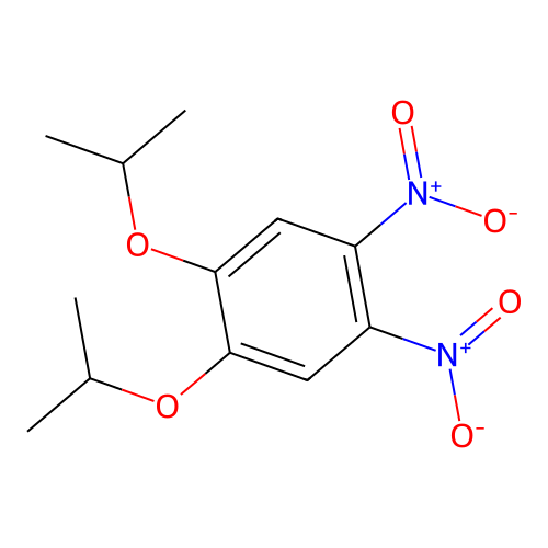 1,2-Diisopropoxy-4,5-dinitrobenzene structure