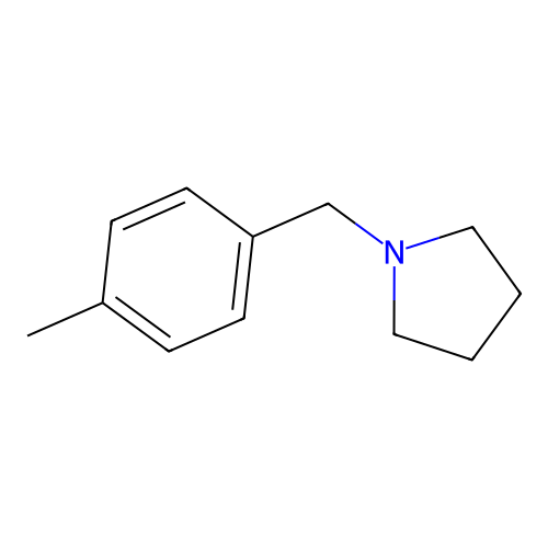1-(4-Methylbenzyl)pyrrolidine structure
