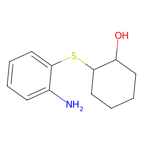 2-[(2-Aminophenyl)sulfanyl]cyclohexanol structure