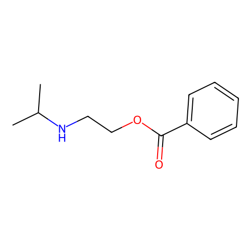 2-(Propan-2-ylamino)ethyl benzoate structure