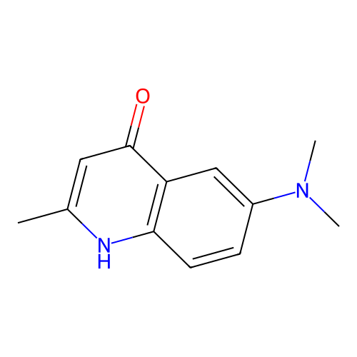 6-(Dimethylamino)-2-methylquinolin-4-ol structure