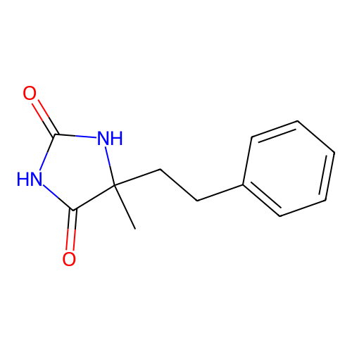 5-Methyl-5-(2-phenylethyl)imidazolidine-2,4-dione structure