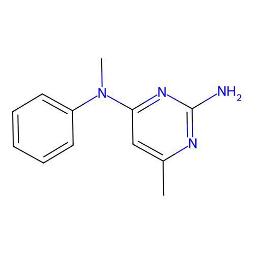 4-N,6-二甲基-4-N-苯基嘧啶-2,4-二胺 structure