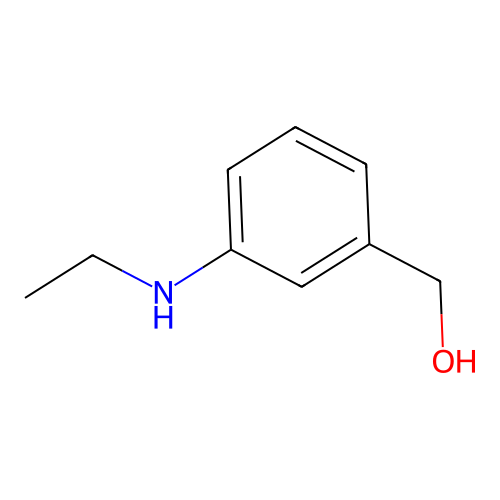 (3-(Ethylamino)phenyl)methanol structure