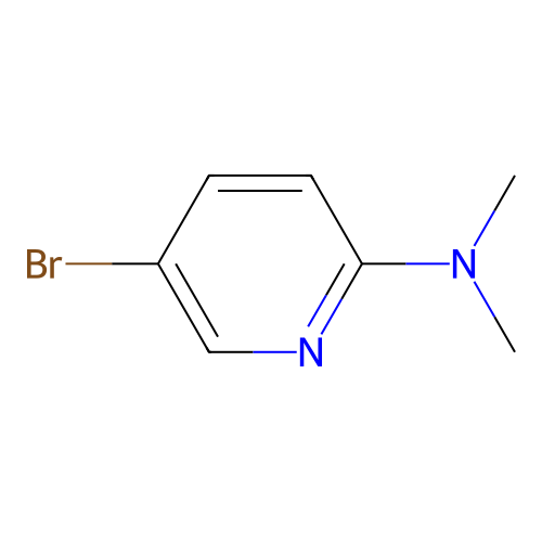 5-bromo-N,N-dimethylpyridin-2-amine structure
