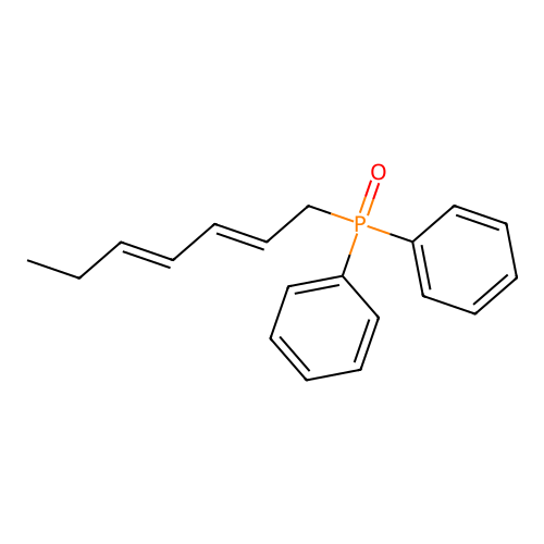[(Hepta-2,4-dien-1-yl)(phenyl)phosphoroso]benzene structure