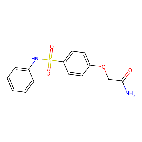 2-[4-(Phenylsulfamoyl)phenoxy]acetamide structure