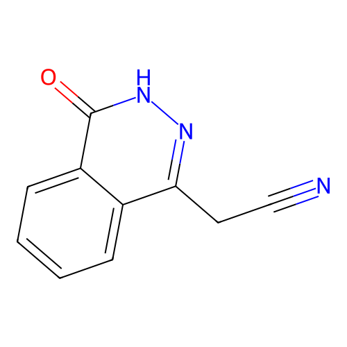2-(4-Oxo-3,4-dihydrophthalazin-1-yl)acetonitrile structure