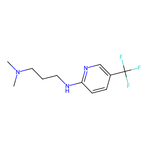 N1,N1-Dimethyl-N3-(5-(trifluoromethyl)pyridin-2-yl)propane-1,3-diamine structure