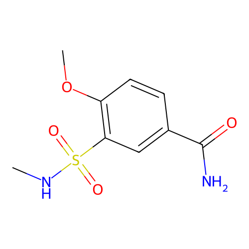 4-Methoxy-3-(methylsulfamoyl)benzamide structure