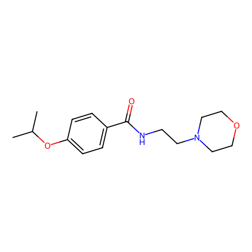 N-(2-morpholin-4-ylethyl)-4-propan-2-yloxybenzamide structure