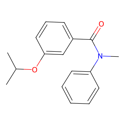 3-Isopropoxy-N-methyl-N-phenylbenzamide structure