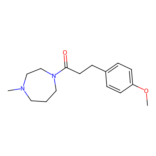 3-(4-Methoxyphenyl)-1-(4-methyl-1,4-diazepan-1-yl)propan-1-one structure