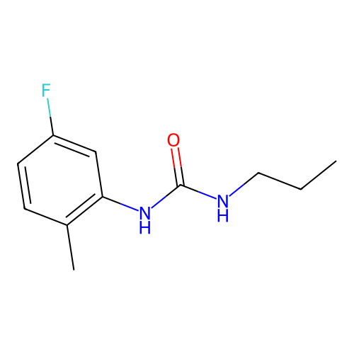 1-(5-Fluoro-2-methylphenyl)-3-propylurea structure