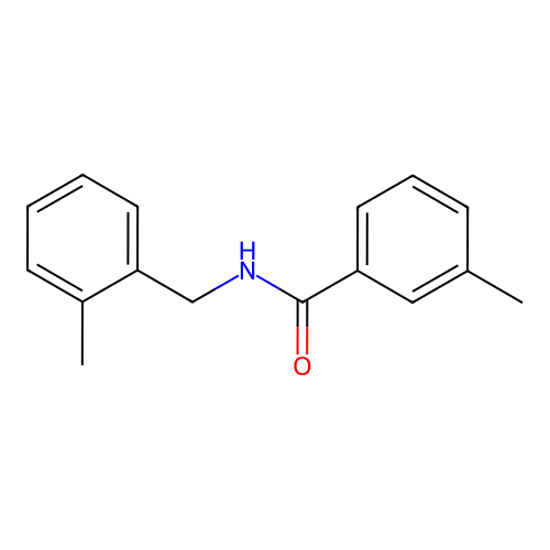 3-methyl-N-(2-methylbenzyl)benzamide structure