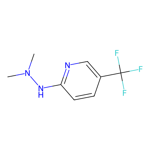 2-(2,2-Dimethylhydrazino)-5-(trifluoromethyl)pyridine structure