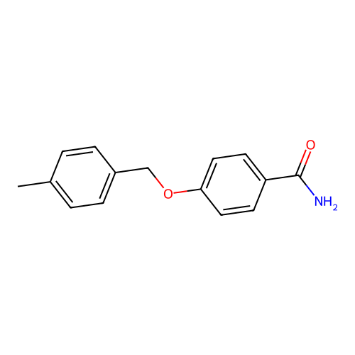 4-[(4-Methylphenyl)methoxy]benzamide structure