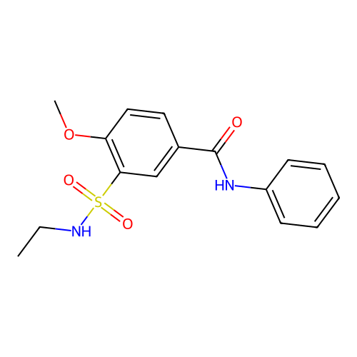 3-(ethylsulfamoyl)-4-methoxy-N-phenylbenzamide structure