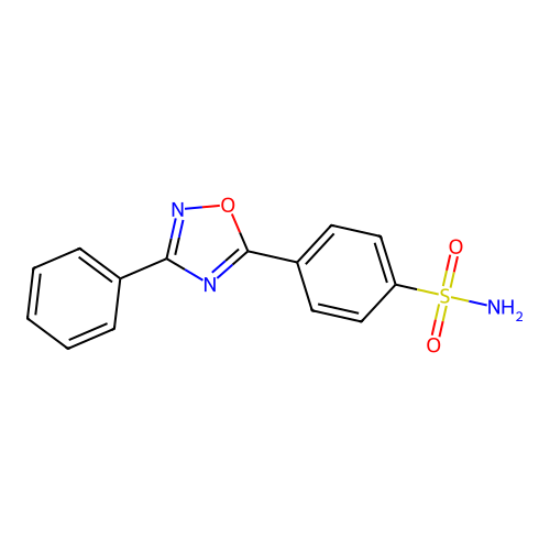 4-(3-Phenyl-1,2,4-oxadiazol-5-yl)benzenesulfonamide structure