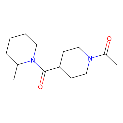 1-[4-(2-Methylpiperidine-1-carbonyl)piperidin-1-yl]ethanone structure
