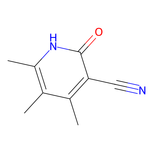 2-Hydroxy-4,5,6-trimethylnicotinonitrile structure
