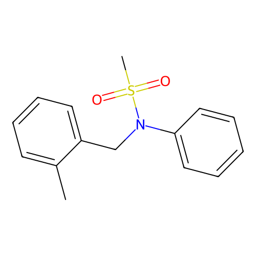 N-(2-methylbenzyl)-N-phenylmethanesulfonamide structure