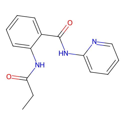 2-Propanamido-N-(pyridin-2-YL)benzamide structure