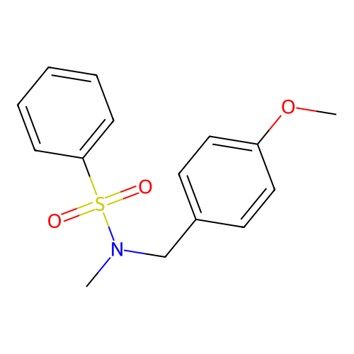 N-(4-Methoxybenzyl)-N-methylbenzenesulfonamide structure