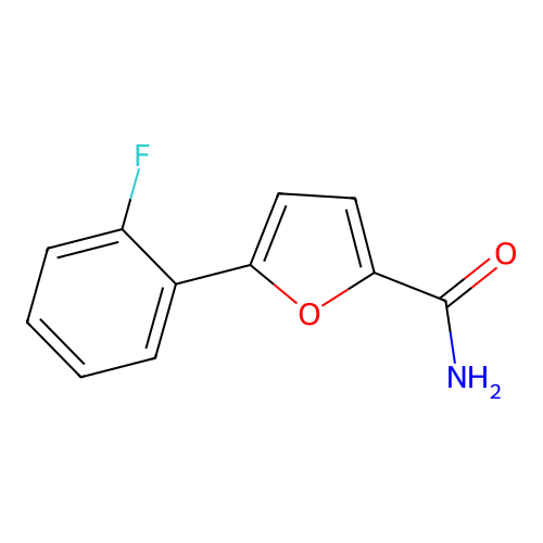 5-(2-Fluorophenyl)furan-2-carboxamide structure