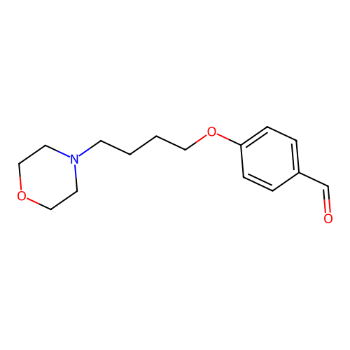 4-[4-(4-Morpholinyl)butoxy]benzaldehyde structure