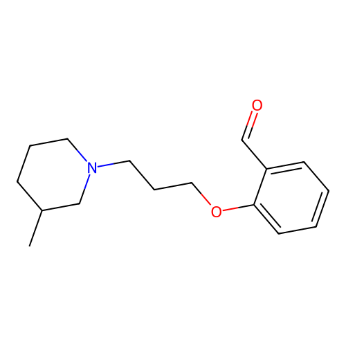 2-(3-(3-Methylpiperidin-1-yl)propoxy)benzaldehyde structure