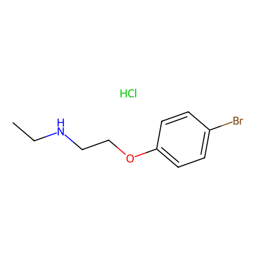 [2-(4-Bromophenoxy)ethyl]ethylamine hydrochloride structure