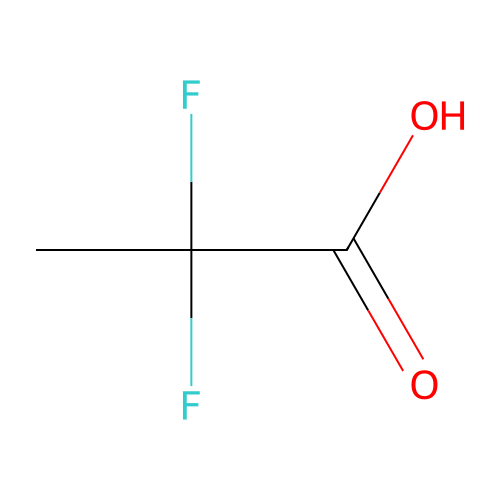 2,2-Difluoropropionic acid structure