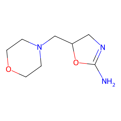 5-(Morpholinomethyl)oxazolidin-2-imine structure
