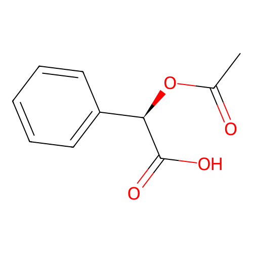 (R)-2-acetoxy-2-phenylacetic acid structure