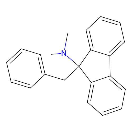 9-Benzyl-n,n-dimethyl-9h-fluoren-9-amine structure