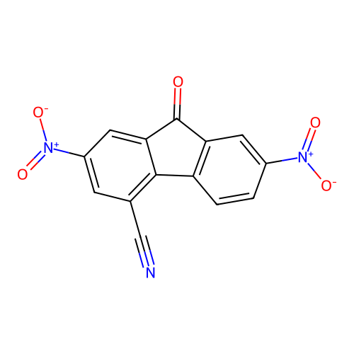 2,7-Dinitro-9-oxo-9H-fluorene-4-carbonitrile structure