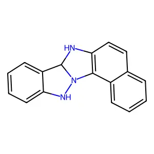 7H-Naphth(2',1':4,5)imidazo(1,2-b)indazole, 7a,12-dihydro- structure