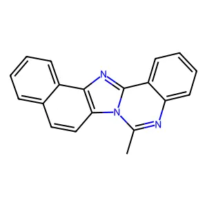 Naphth(1',2':4,5)imidazo(1,2-c)quinazoline, 6-methyl- structure