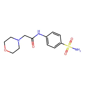 2-吗啉-4-基-N-(4-氨磺酰基苯基)乙酰胺 structure