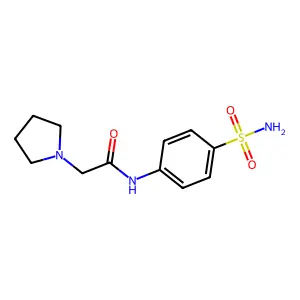 2-(吡咯烷-1-基)-N-(4-氨磺酰基苯基)乙酰胺 structure