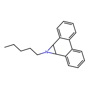 1H-Phenanthro(9,10-b)azirine, 1a,9b-dihydro-1-pentyl- structure