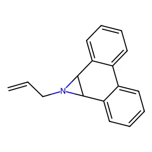 1H-Phenanthro(9,10-b)azirine, 1a,9b-dihydro-1-(2-propenyl)- structure