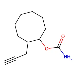 2-(Prop-2-yn-1-yl)cyclooctyl hydrogen carbonimidate structure
