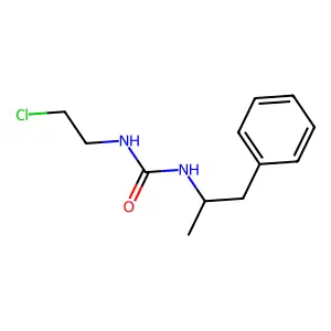 Urea, 1-(2-chloroethyl)-3-(alpha-methylphenethyl)- structure