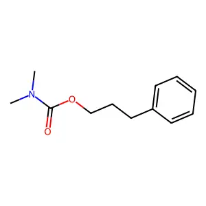 二甲基氨基甲酸-3-苯丙酯 structure
